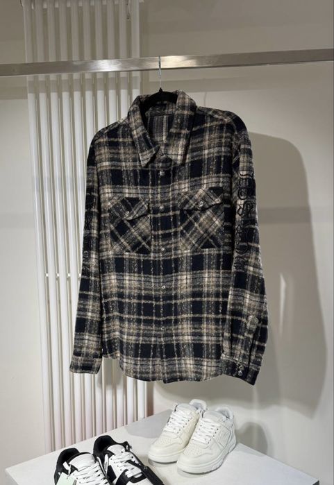 Сорочка chrome hearts хром хартс хардс рубашка кофта футболка