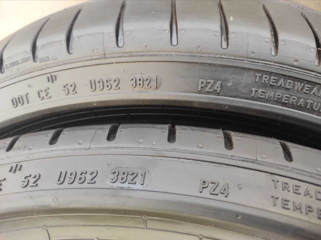 Pirelli P`zero PZ4 245/35r20 made in Germany 2шт, 21год, 5,4мм, ЛЕТО