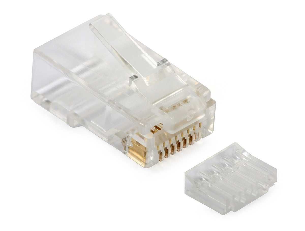 Zestaw: zaciskacz HT-210C, wtyki RJ-45 kat. 5e i kat. 6, osłona wtyku