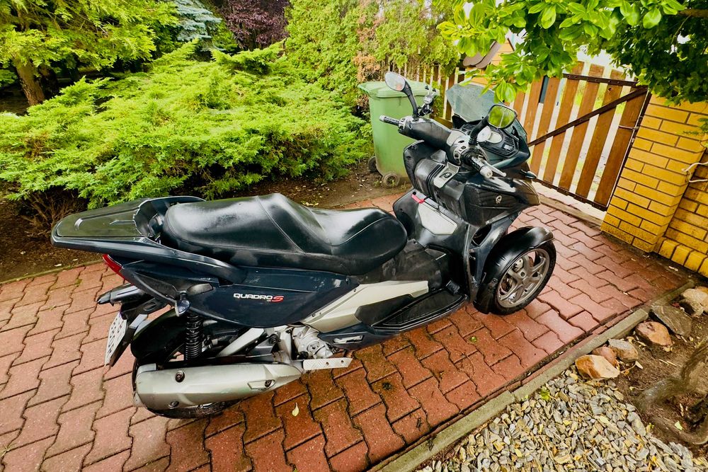 Quadro 350S  | NOWY SILNIK | skuter na kat. B | jak Piaggio MP3