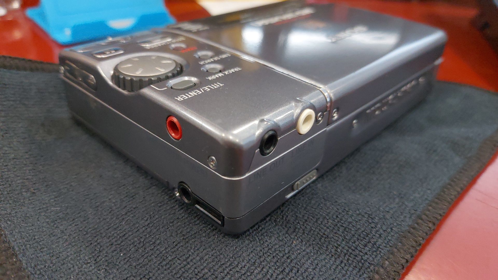 Sony walkman Minidisc MD MZ-R3 trabalha com 2 pilhas AA bolsa original