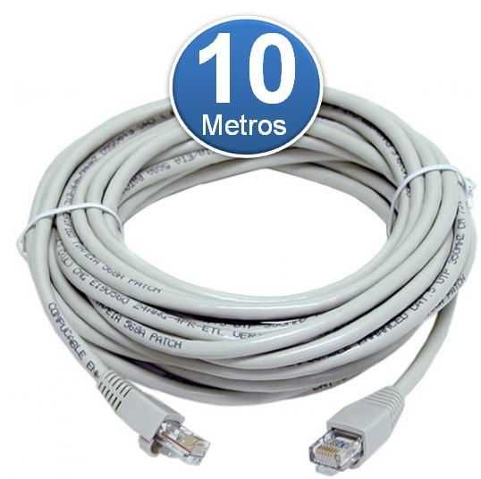 Cabo de Rede Rj45 Cat6 | 10 Metros