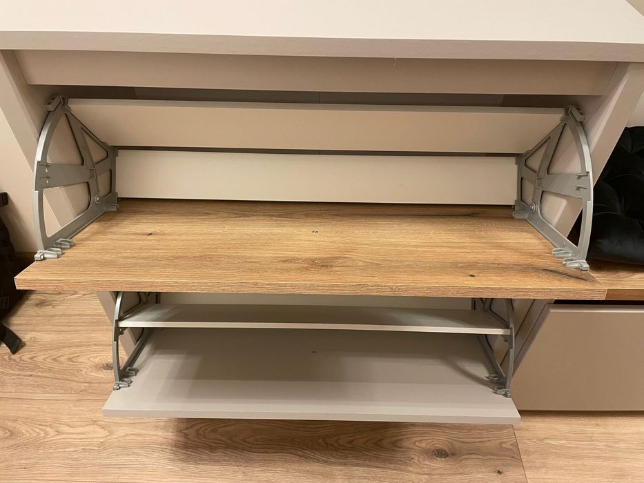 Szafka na buty kaszmir/dąb