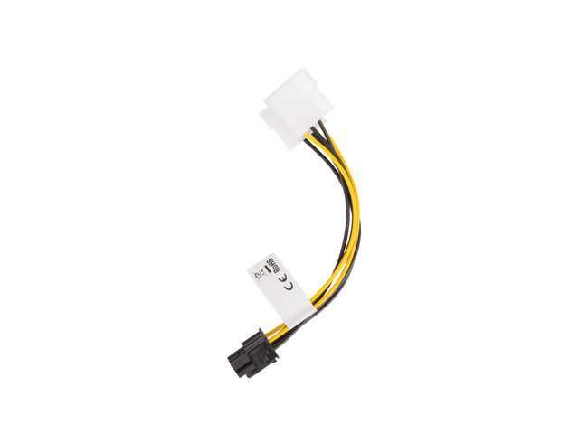 Adapter karty graficznej 2xMolex->PCIe 6pin Lanberg CA-HD6P-10CU-0015