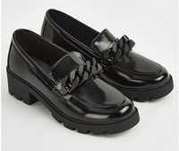 Лофери туфлі чорні George 36розмір весняне взуття