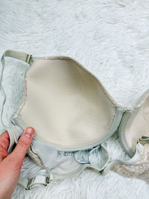 Biustonosz usztywniany 75E beżowy Debenhams