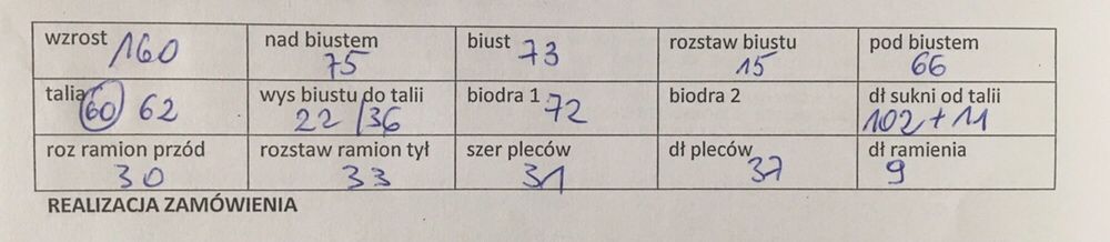 Suknia slubna rozmiar 34