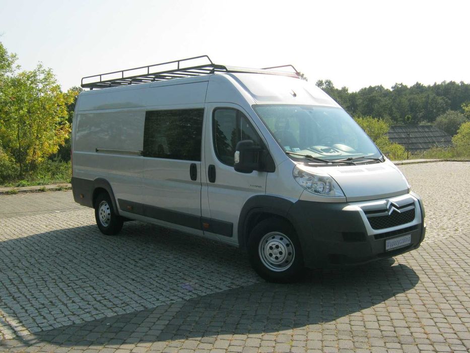Wynajem długoterminowy Fiat Ducato Blaszak Brygadówka 6 os 2845 zł m-c