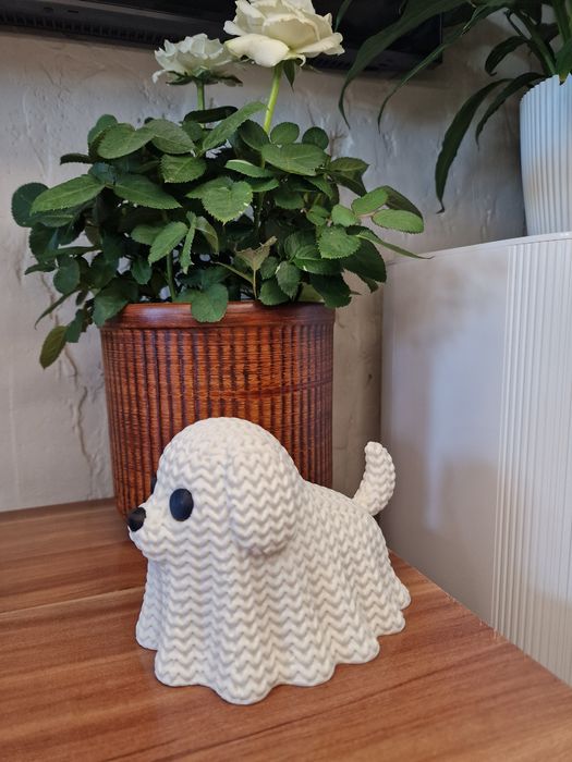 Piesek duszek ozdoba jesienna dekoracja halloween