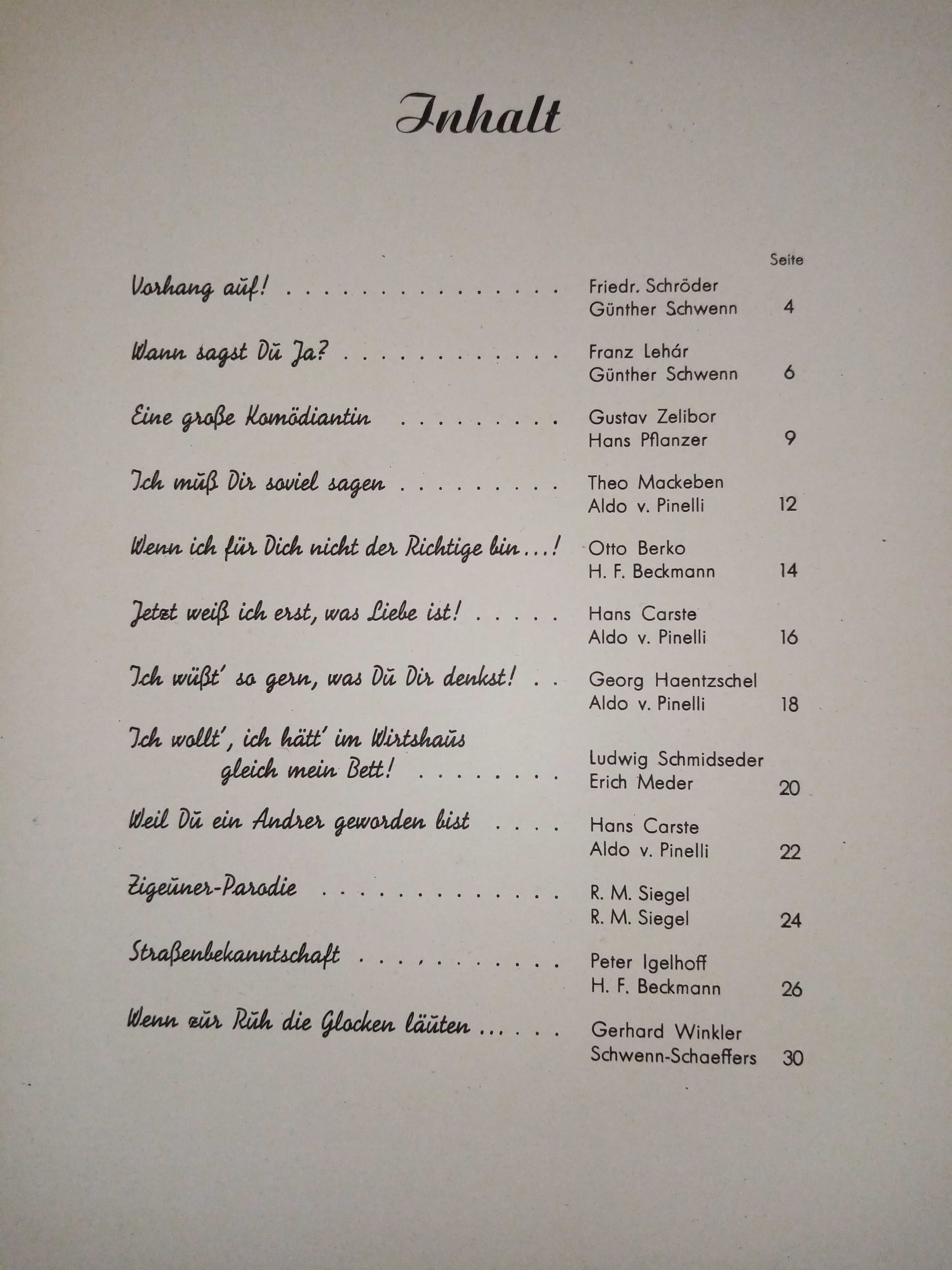 Vorhang auf (Kurtyna w górę}  1942 r.
