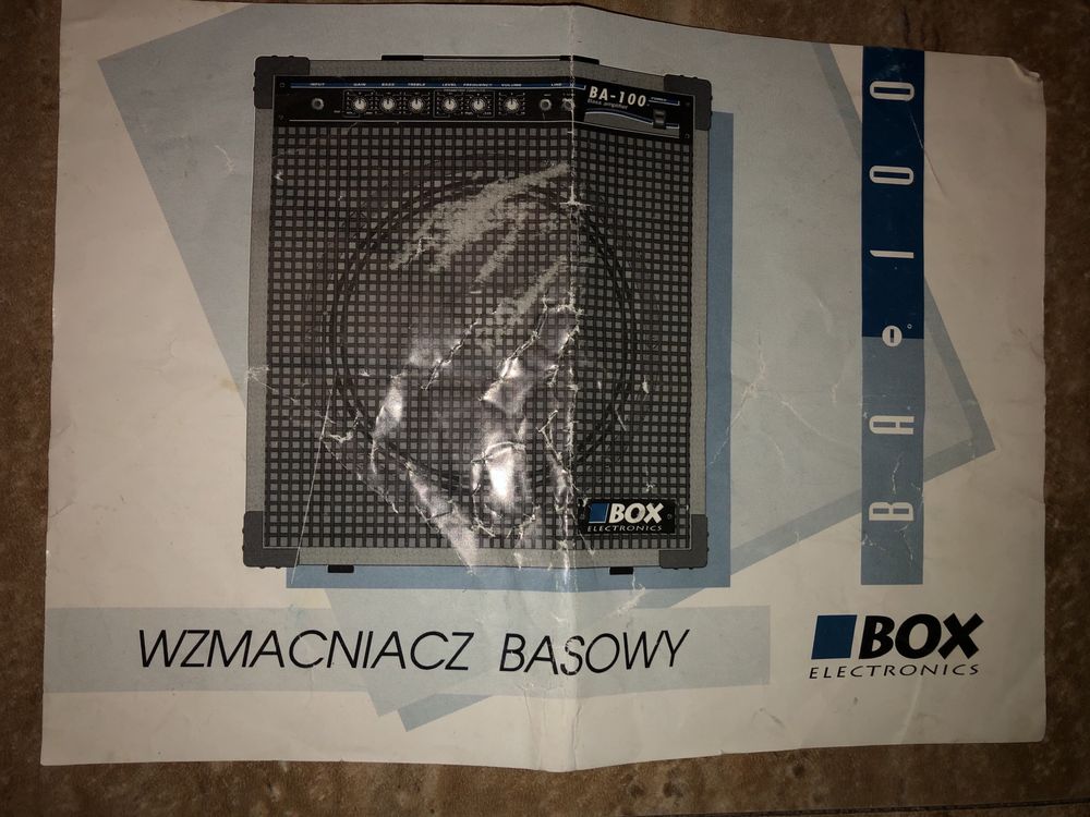 Wzmacniacz basowy combo BA 100