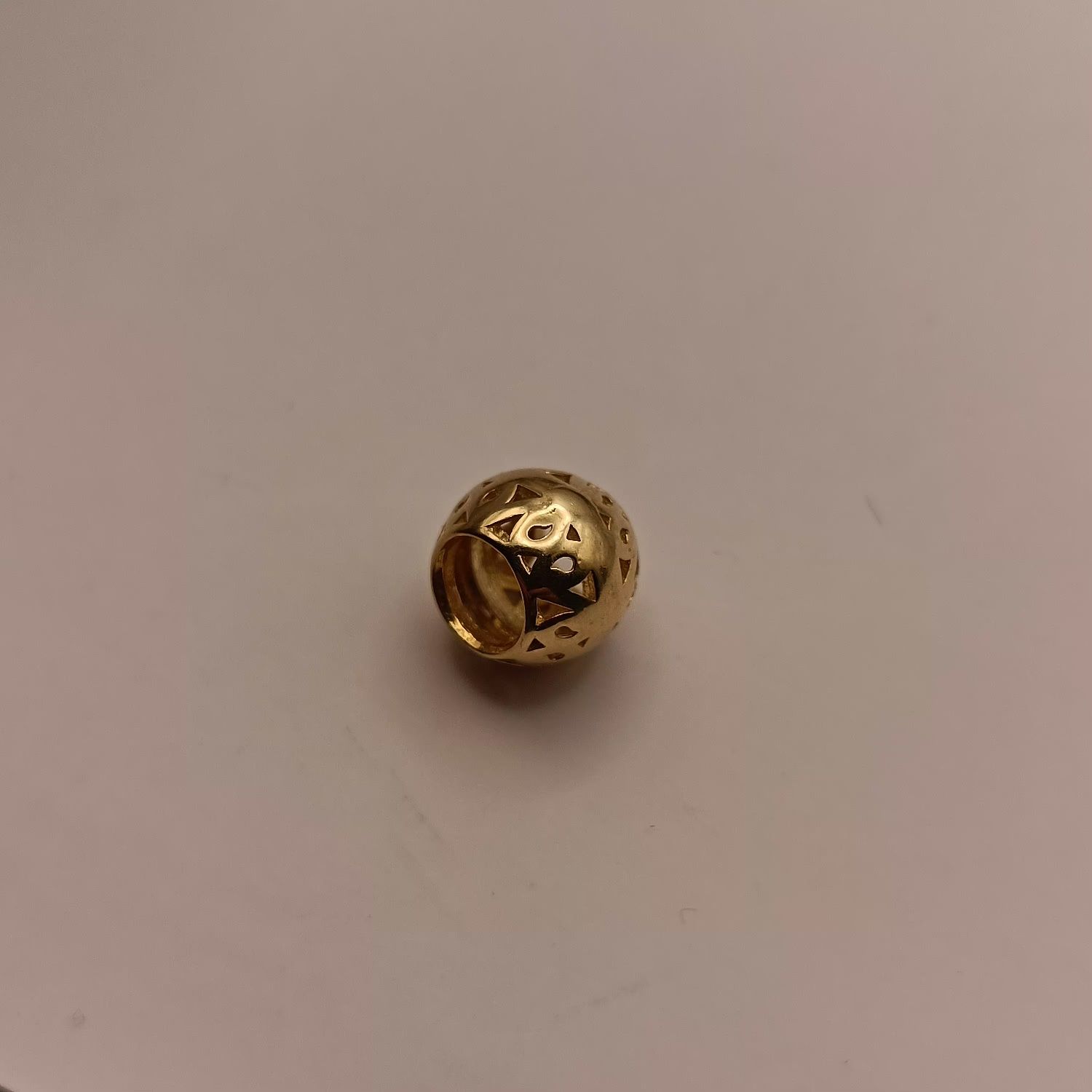 Złoty Charms do Bransoletki Modułowej Pr.585 Nowy Zapraszamy