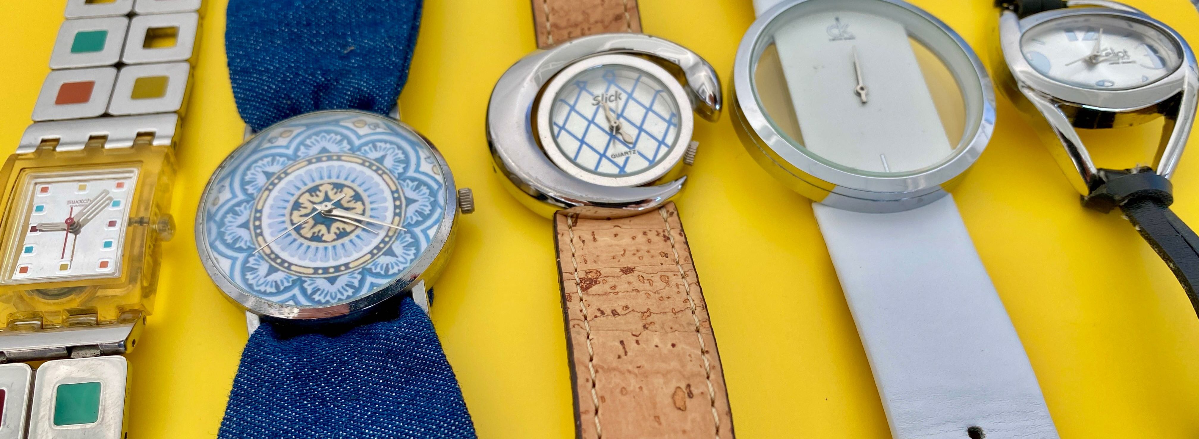 Relógios em lote ou individualmente Calvin Klein Swatch Slick Eliot