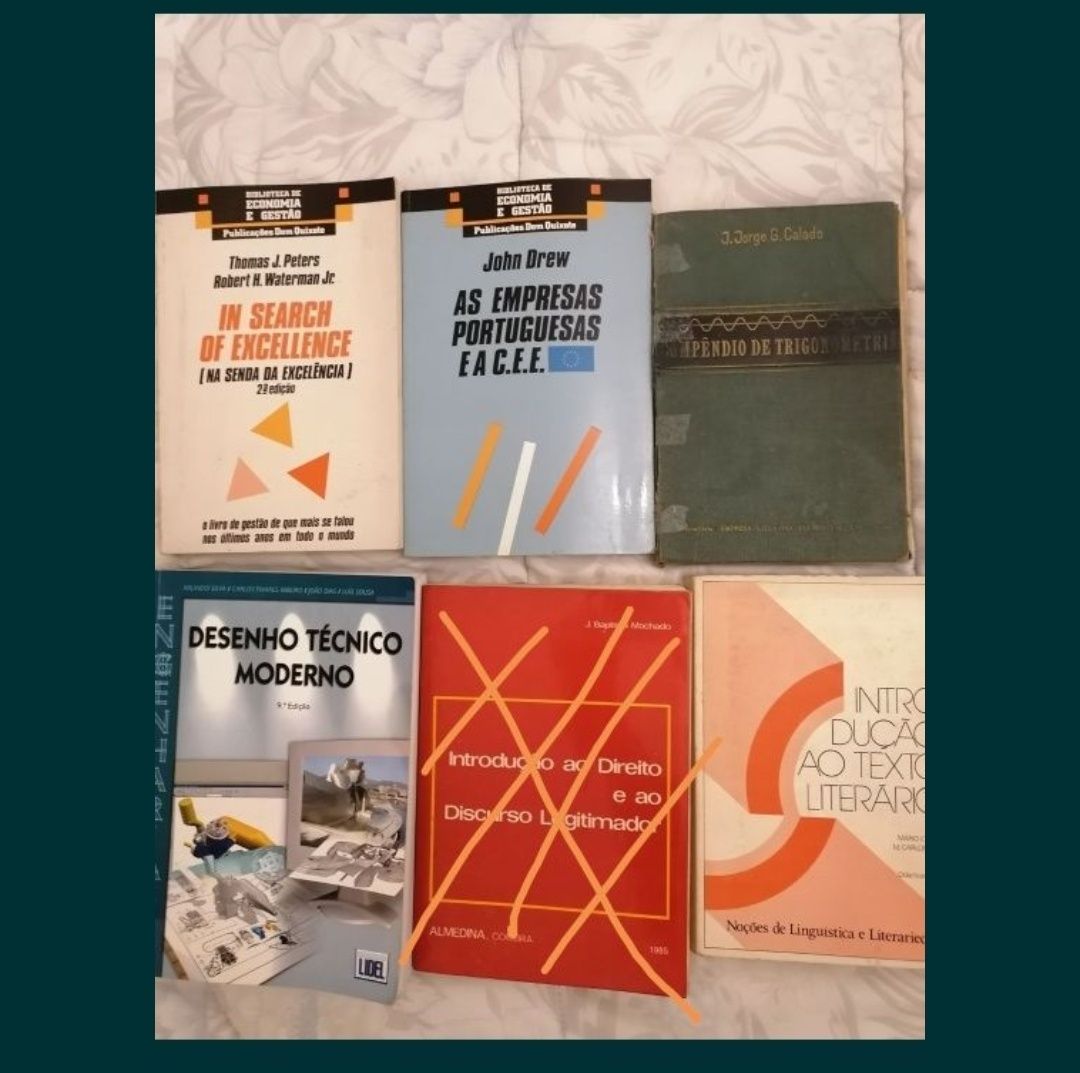 Livros técnicos desenho, estatística, matemática, informática, electr