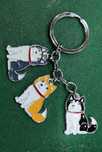 Breloczek z Akita inu shiba husky