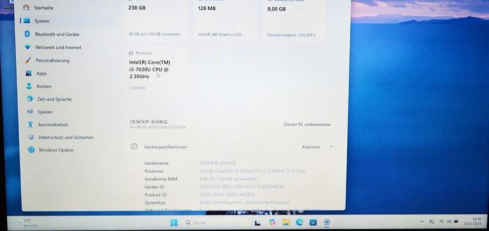 Portátil ASUS Vivobook