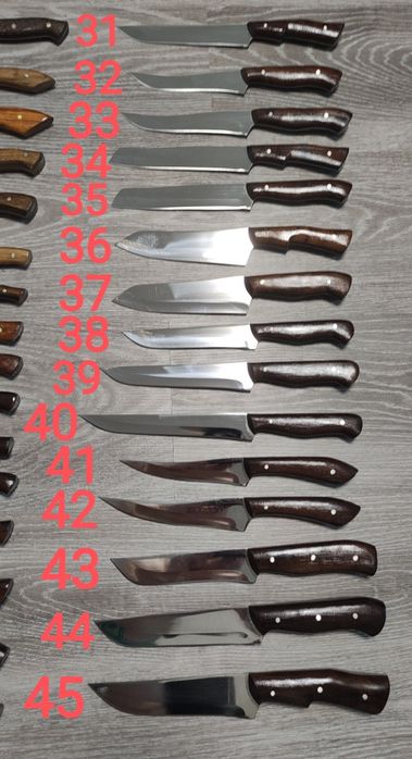 Шикарні довговічні ножі , сталь 40Х13, ручна робота ,  Україна