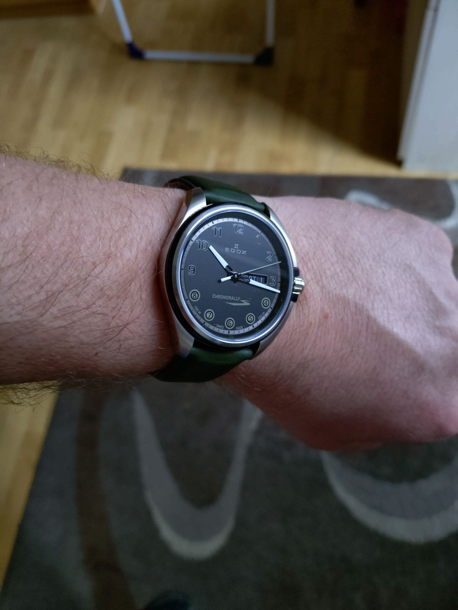 EDOX Chronorally-S Black - JAK NOWY, I WŁAŚCICIEL + 2 nowe paski