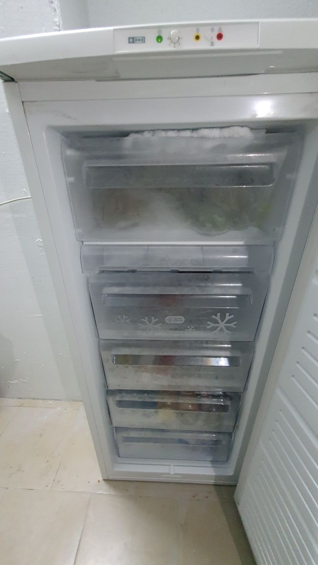 Arca congeladora vertical zanussi