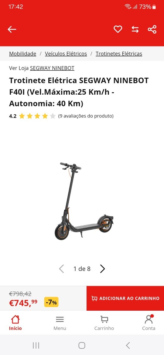 Segway Ninebot F40l