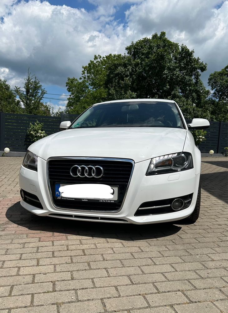 Audi A3 8P 2012r 2.0 diesel hatchback 3 drzwiowy biały manual