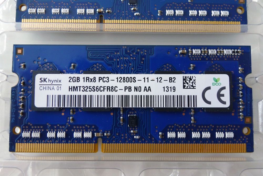 Memória RAM 4 Gb (2 x2 Gb) - PC3-12800 DDR3 1600 Mhz - Original Mac