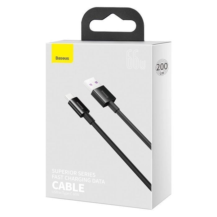 Baseus Superior kabel USB - USB C 66W Huawei SuperCharge SCP 2 m