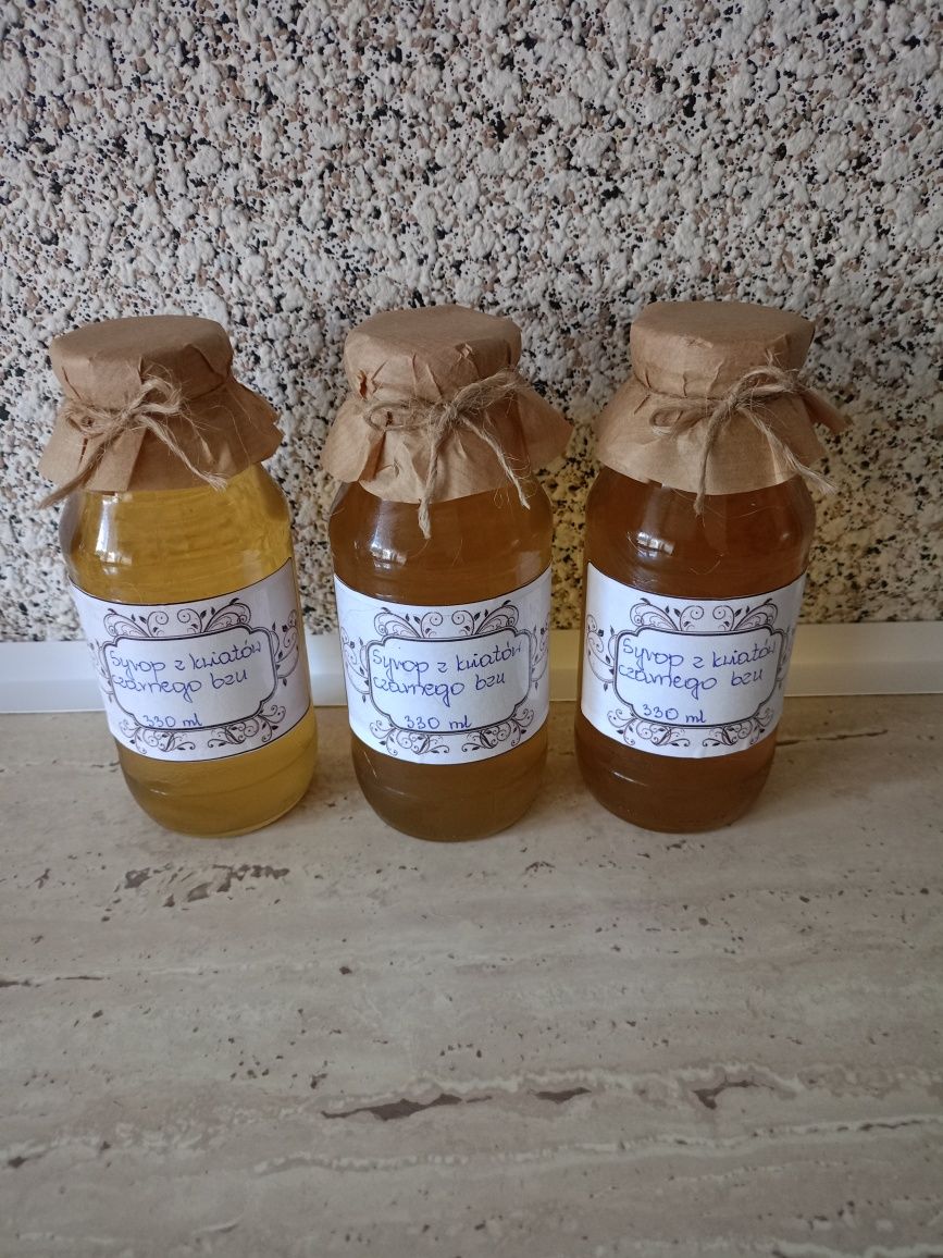 Syrop z kwiatów czarnego bzu