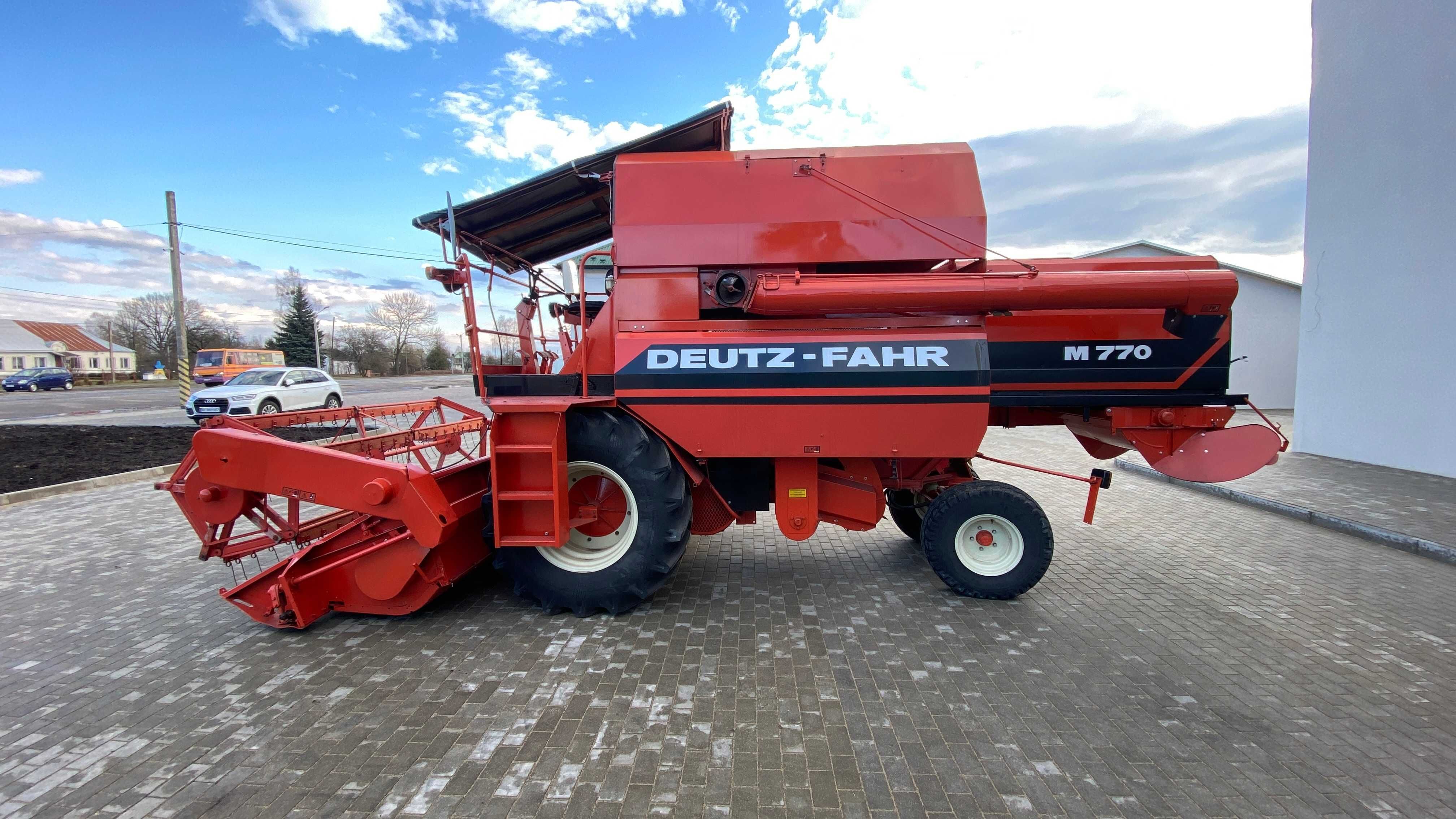 Комбайн Deutz-Fahr M 770 привезений з Європи.