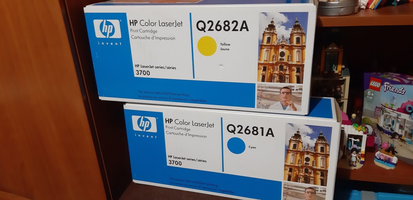 HP 3700 oryginalne nowe żółty, niebieski, czarny, różowy