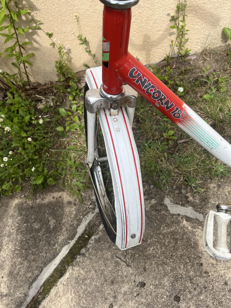 Stary zabytkowy rower FSM Maluszek Karlik Bobas Unicorn 18