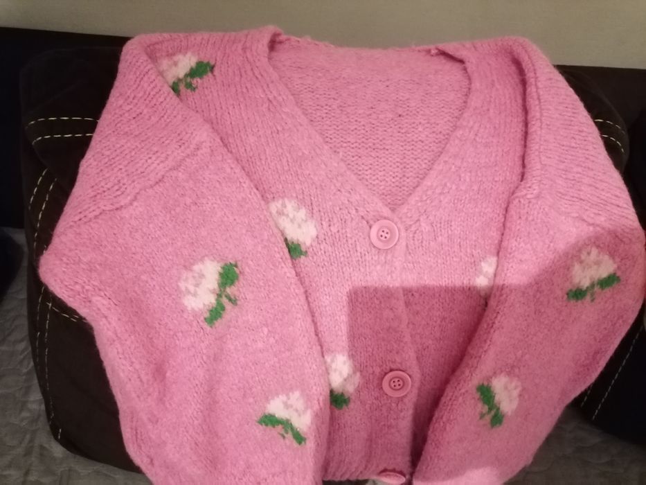 Sweterek różowy nowy od s do xl