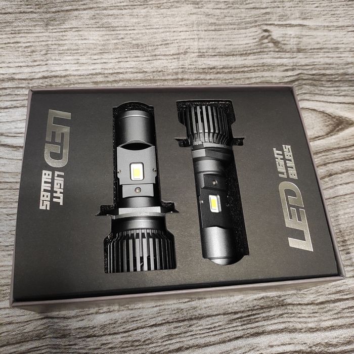 Led lamp h4, лампа лед з активним охолодженням, лінза