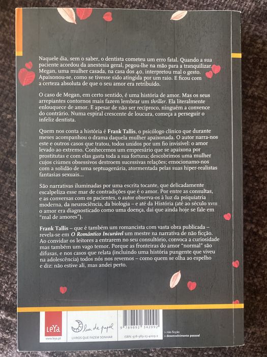 Vendo livro O romantico Incrivel e outros casos de desejo e loucura