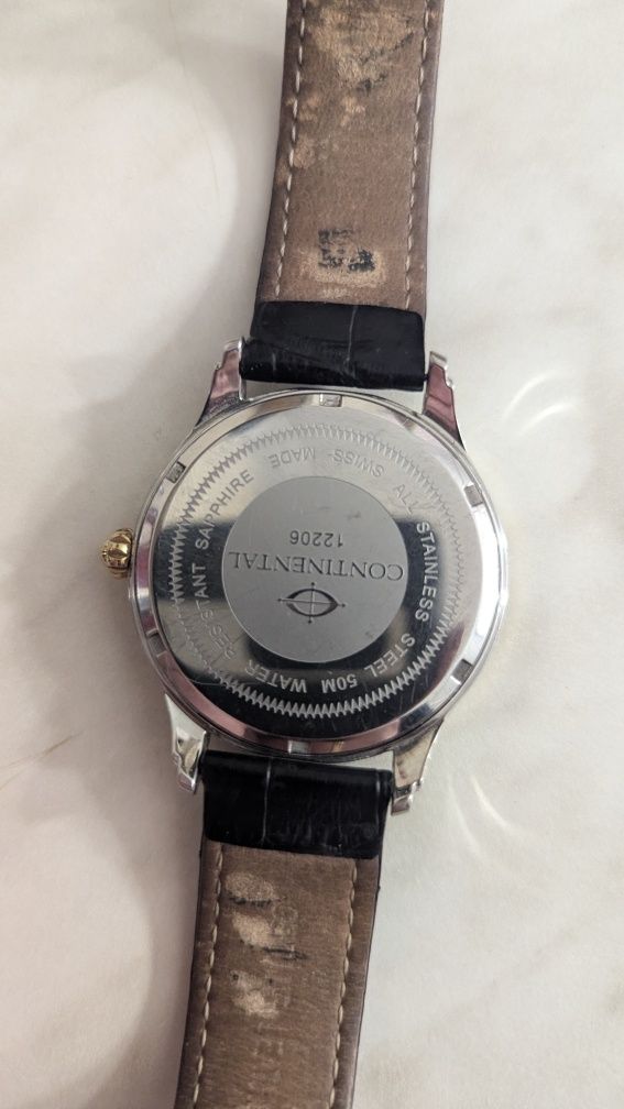 Часы Continental швейцарские, годинник swiss sapphire