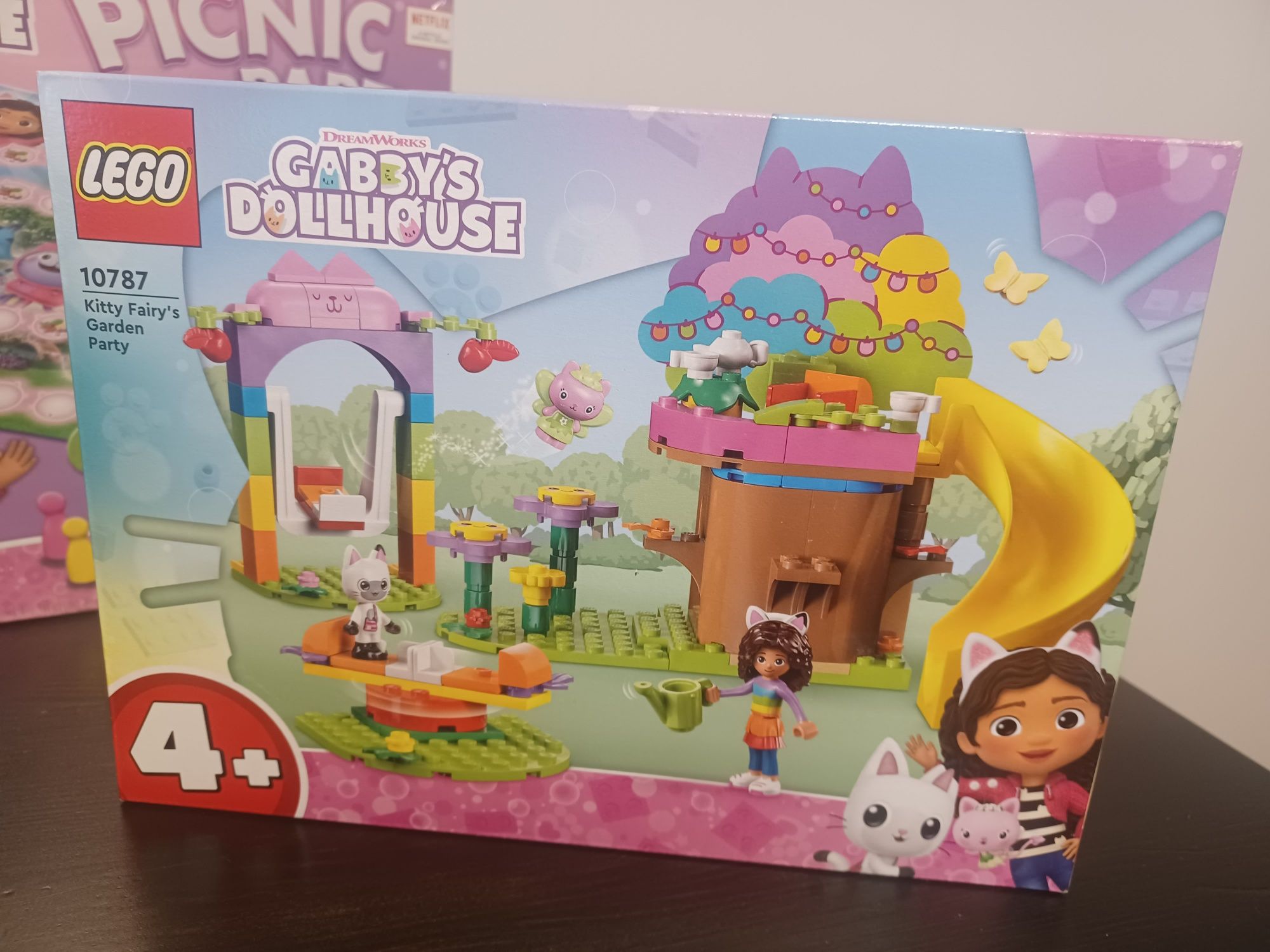 Nowe Koci domek Gabi lego 10787 i gra picnic party +4