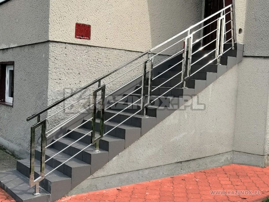 Balustrady ze stali nierdzewnej , czarne , ze szkłem - Kompleksowo