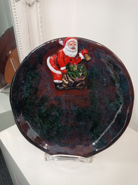 Talerz ceramiczny rękodzieło.