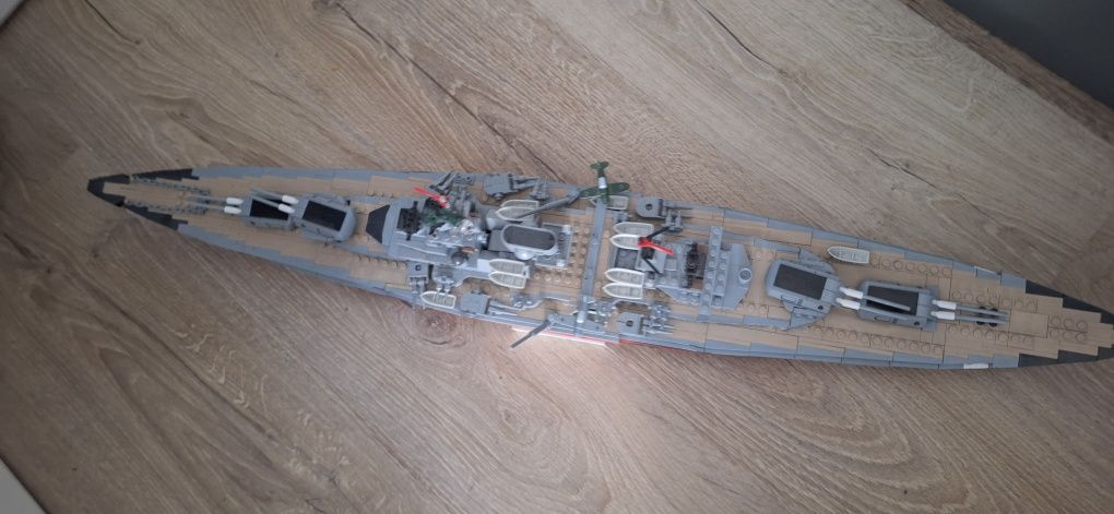 Battleship bismarck z klocków cobi