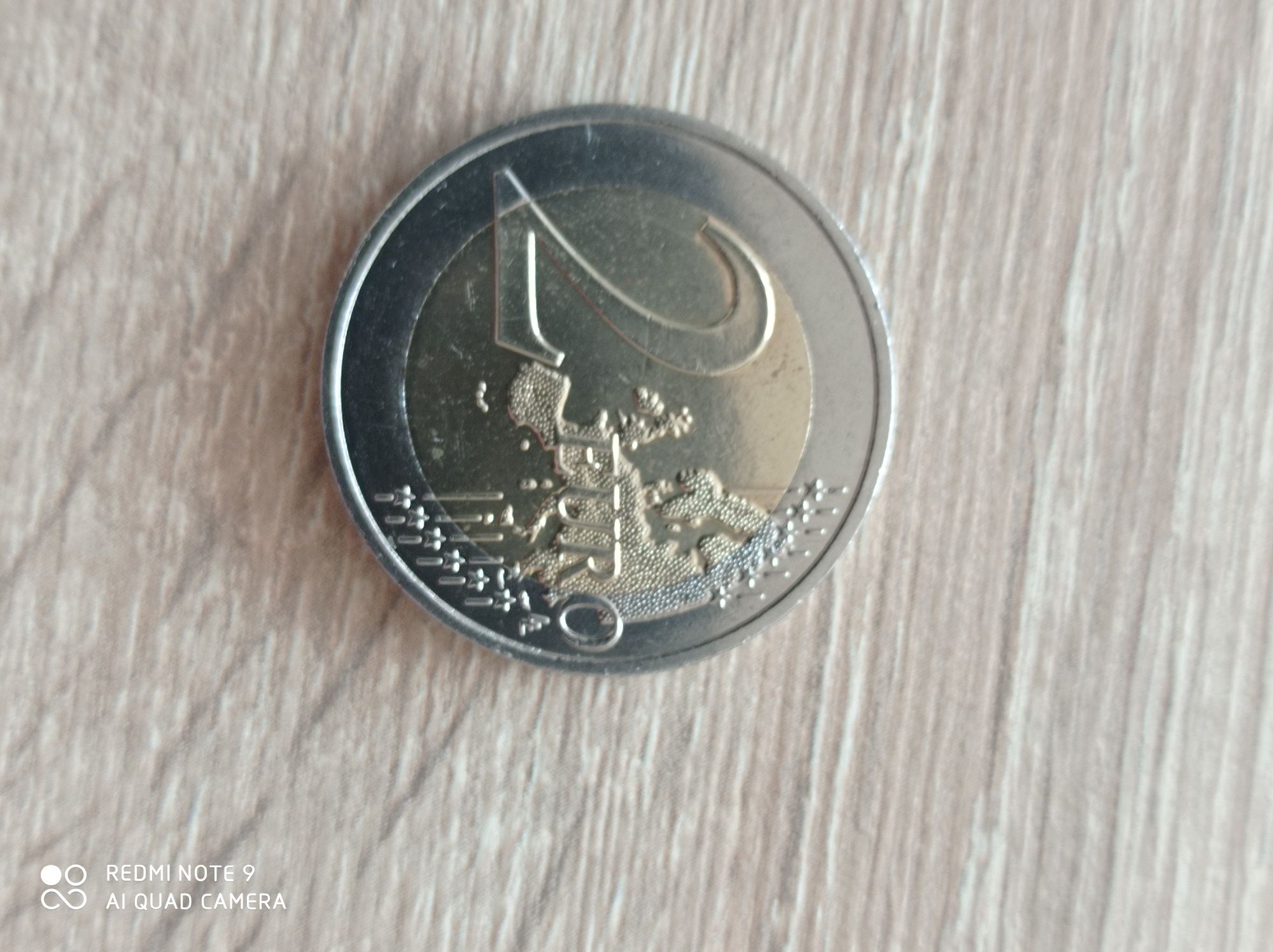 Moneta 2 euro w bardzo dobrym stanie