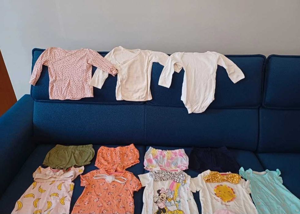 Ubranka dla dziewczynki 74 cm