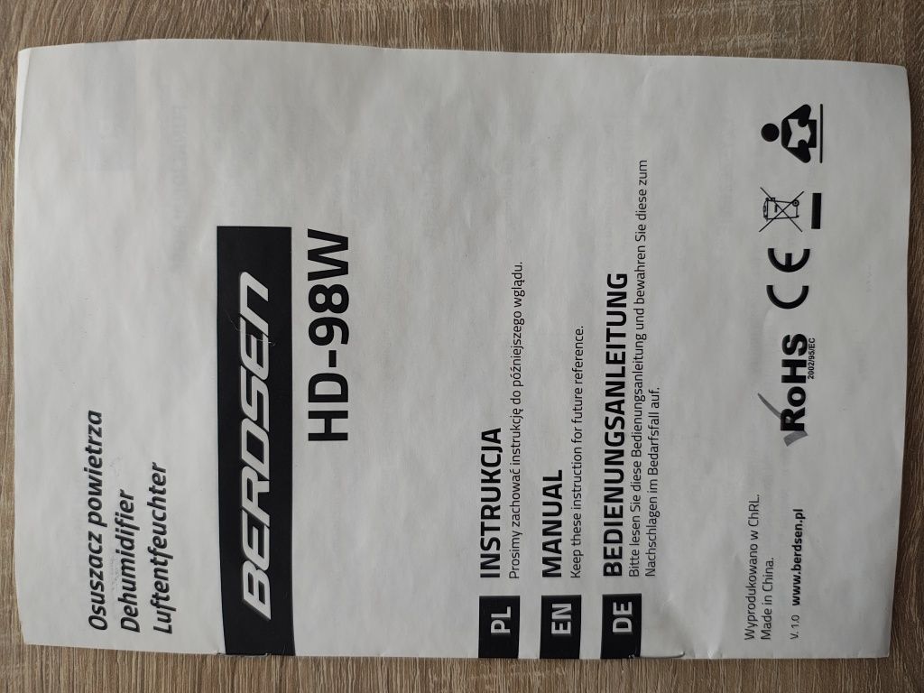 Osuszacz powietrza berdsen