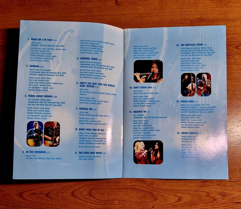 NORAH JONES and the Handsome Band Live 2004/Ryman Auditorium Nashville