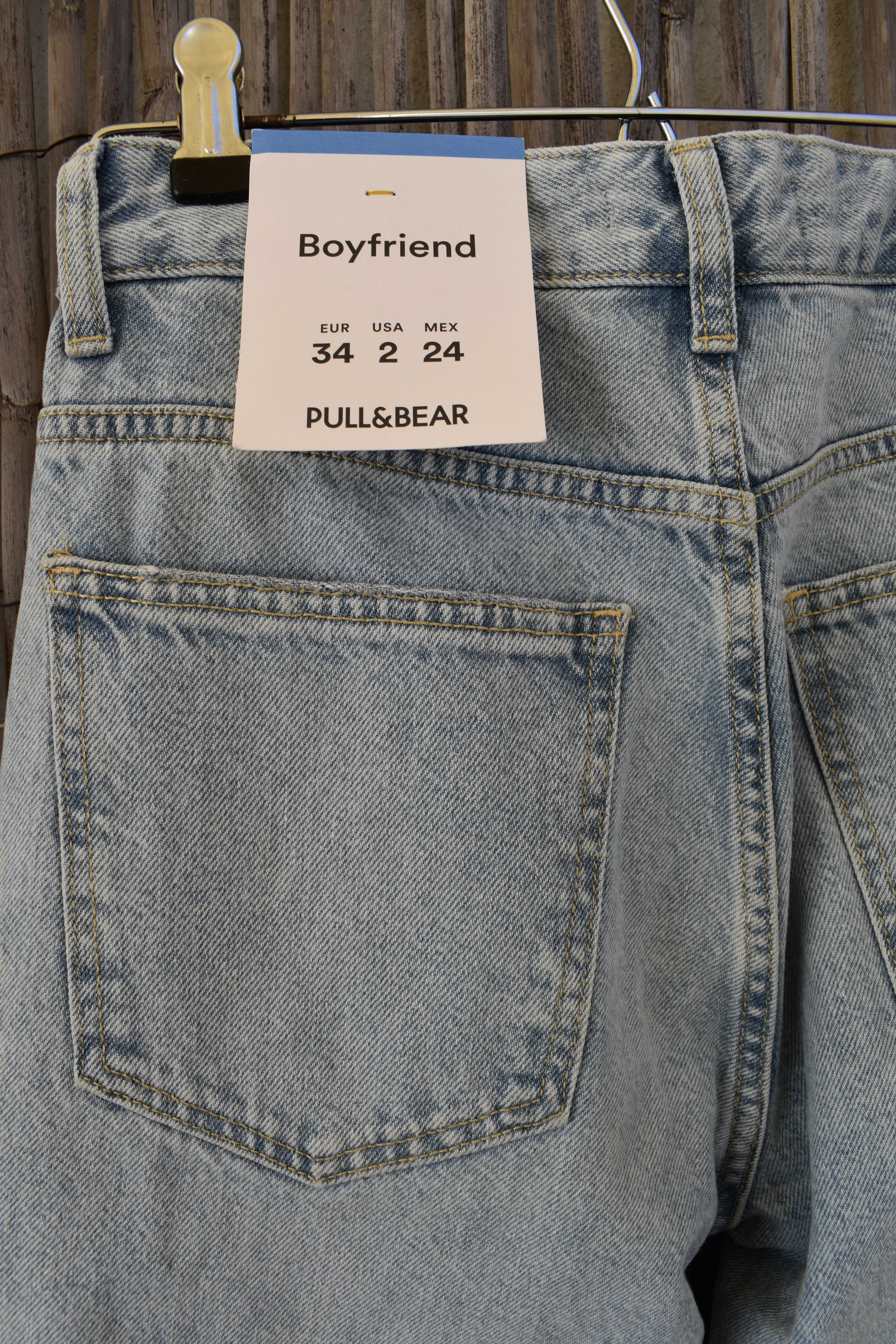 Calças Boyfriend Pull&Bear [34] Novas