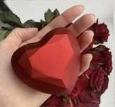 Коробочка для кольца с подсветкой в виде сердца (предложения/свадьбы)