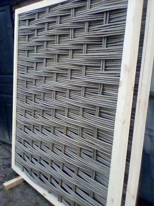 Тин. Плетений забор.75грн.секция