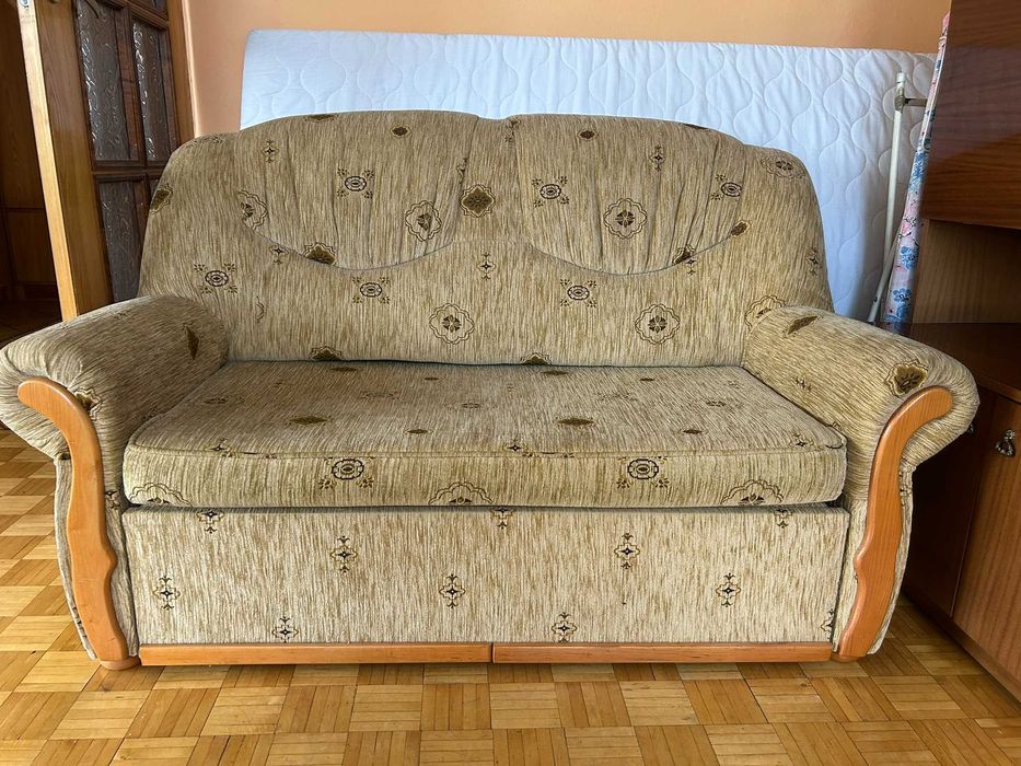 Sofa dwuosobowa z funkcją spania