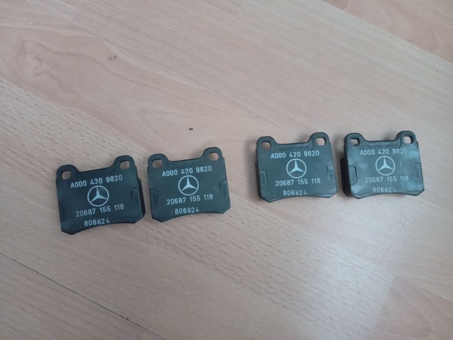 Nieuzywane klocki hamulcowe mercedes