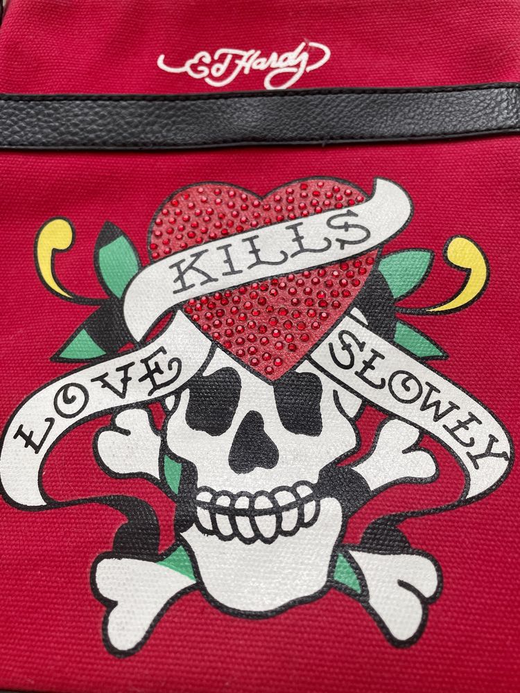 Ed Hardy by Christian Audigier torebka listonoszka nowa