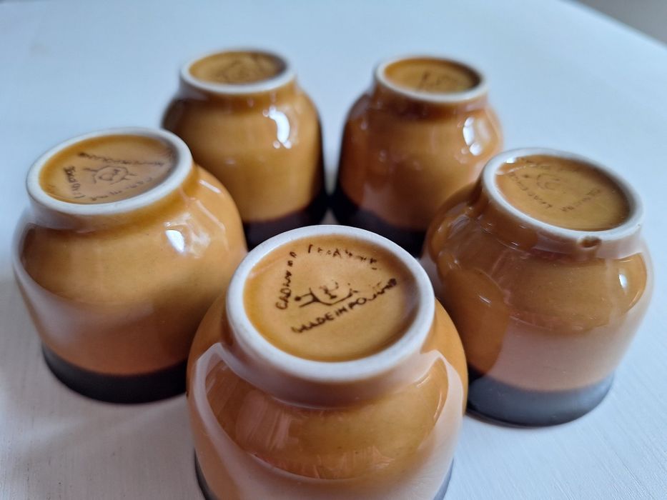 Kieliszek podstawka na jajko prl 5 szt